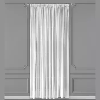 Тюль на шторной ленте Daily By T Виринея белый 300х300 см