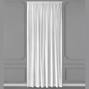 Тюль на шторной ленте Daily By T Мирра белый 300х300 см