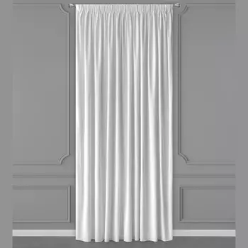 Тюль на шторной ленте Daily By T Ванда белый 300х275 см