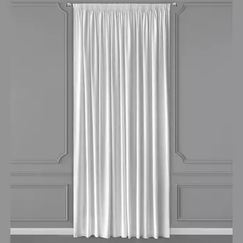 Тюль на шторной ленте Daily By T Брианна белый 300х275 см