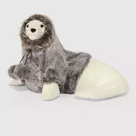 Тюлень James arts в сером свитере, 30х38х23 см