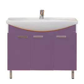 Тумба без раковины Джулия 105 сиреневая Мисти