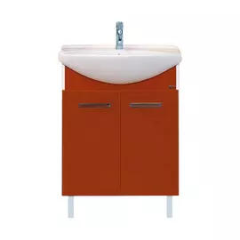 Тумба без раковины Джулия 65 красная Мисти