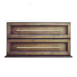 Тумба без раковины Мисти винтаж-90 подвесная с 2 ящиками дуб