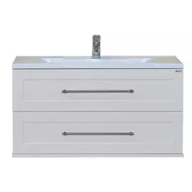 Тумба без раковины подвесная белая Мисти марта-100