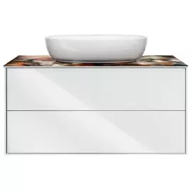 Тумба Kerama Marazzi Plaza Modern подвесная белая 100х51 см