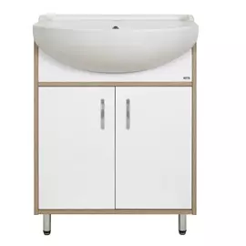 Тумба без раковины Мисти делла 60 напольная прямая лдсп/белый