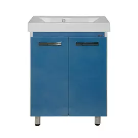 Тумба без раковины Мисти Джулия 65 qv прямая синяя