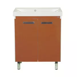 Тумба без раковины Мисти Джулия 75 qv прямая оранжевая