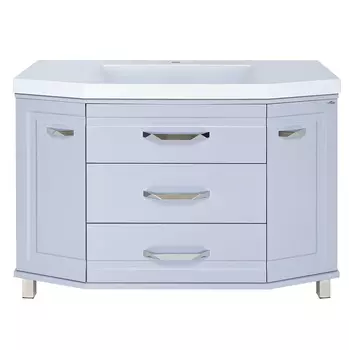 Тумба Мисти терра 110 с 3 ящиками Серая