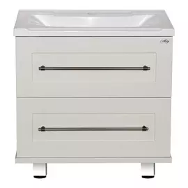 Тумба без раковины напольная белая Мисти марта-80