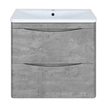 Тумба под раковину Мисти Атлантик 70 серый камень