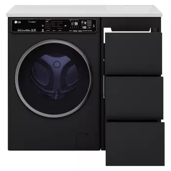 Тумба под стиральную машину Brevita Grafit 40