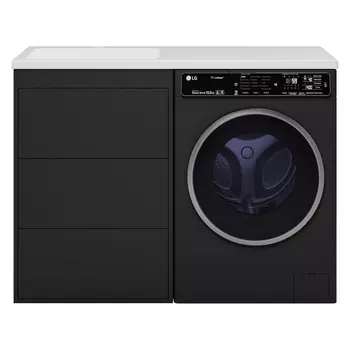 Тумба под стиральную машину Brevita Grafit 60