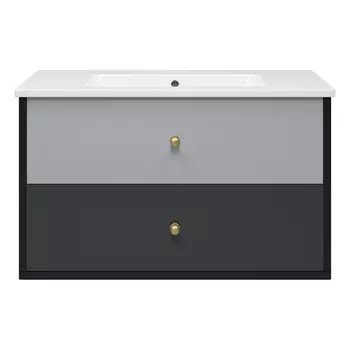 Тумба подвесная Brevita Кристиан 100 2 ящика