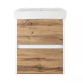 Тумба без раковины подвесная с 2 ящиками Мисти Адриана - 45