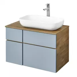 Тумба-умывальник Акватон мишель80 дуб руст/фьорд