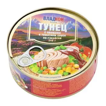Тунец Владкон по-гавайски, 240 г
