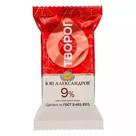 Творог РостАгроКомплекс 9% 180 г