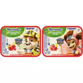 Творог Растишка Ягодно-фруктовый микс 95 г