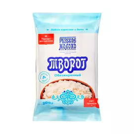 Творог Рузское молоко Рузский 0% 200 г