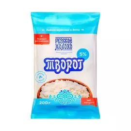Творог Рузское молоко Рузский 5% 200 г