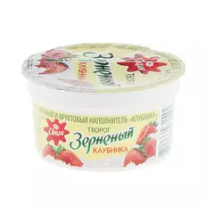 Творог Зерненый Сваля Клубника 5% 130 г