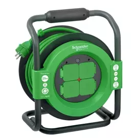 Удлинитель катушечный Schneider electric Thorsman 4 розетки 25м 3х2.5 IP44