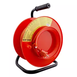 Удлинитель садовый Старт на катушке 10м ПВС 2*0,75мм2 6А 1300Вт