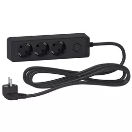 Удлинитель Schneider Electric 2К+З кабель 3м 3 гнезда