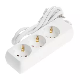 Удлинитель сетевой Megavolt boyang 1,5м 250v~ 16a max 3000w, h05vv-f 3g1,0mm2.