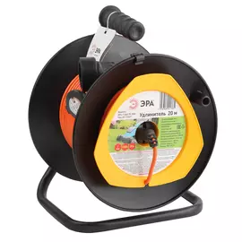 Удлинитель силовой Эра RPx-1-2x0.75-20m IP44 на п. катушке б/з 1 гн 20м ПВС 2х0.75