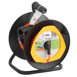 Удлинитель силовой Эра RPx-1e-3х0.75-20m на п. катушке c/з 1 гн 20м ПВС 3х0.75