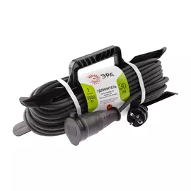 Удлинитель силовой Эра UFx-1e-3x1,5-30m-IP44 на рамке с заземлением 1 розетка 30 м 3х1,5мм2