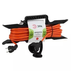 Удлинитель силовой ЭРА UFx-1e-3x1.5-10m-IP44 на рамке c/з 1 гн 10м ПВС 3x1.5