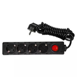 Удлинитель Uniel s-gcd4-3b black