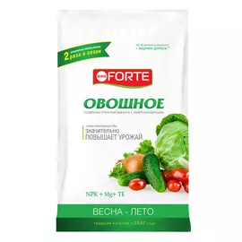 Удобрение Bona Forte с микроэлементами овощное, 2,5 кг