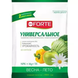 Удобрение Bona Forte с микроэлементами универсальное весеннее, 4,5 кг
