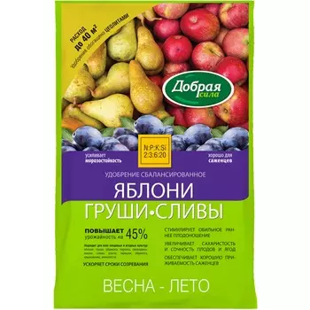 Удобрение Добрая Сила яблони-груши-сливы 2кг