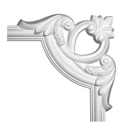 Угловой элемент Europlast полиуретан 256х26х256 мм