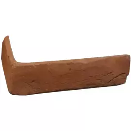 Угловой элемент Керамика красный 25x13 см