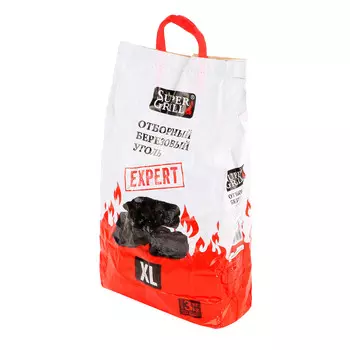 Уголь березовый 3 кг Supergrill expert