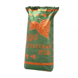 Уголь березовый ресторанный Русслес 60 литров
