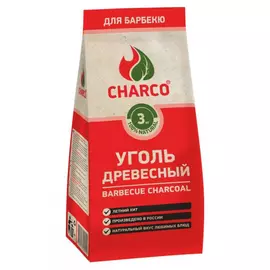 Уголь Charco древесный 3 кг