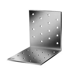 Уголок крепежный прочный перфорированный Vormann 100х100х100х2,5мм оцинк.