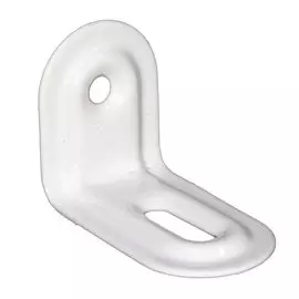 Уголок мебельный регулируемый Vormann 39х28х23х1мм белый