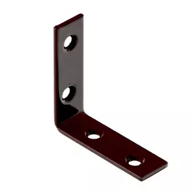 Уголок мебельный регулируемый Vormann 50х50х15х2 мм коричневый