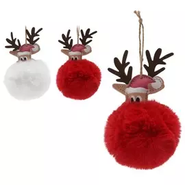 Украшение елочное Koopman NY ANM210090 шар 80x80x140 мм в ассортименте