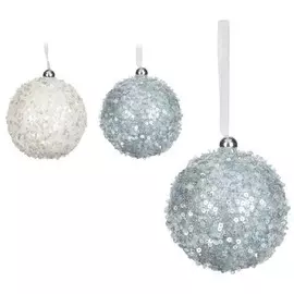 Украшение елочное Koopman NY шар 80 мм в ассортименте