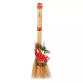 Украшение Guan Arts/3 Way Метла с красной лентой 56 см